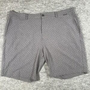 Travis Mathew Mens Shorts 42 Black Golf Casual Performance Pockets 12" Outdoor